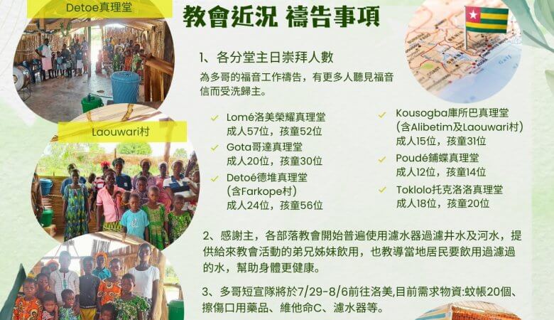 2026.04西非多哥代禱信